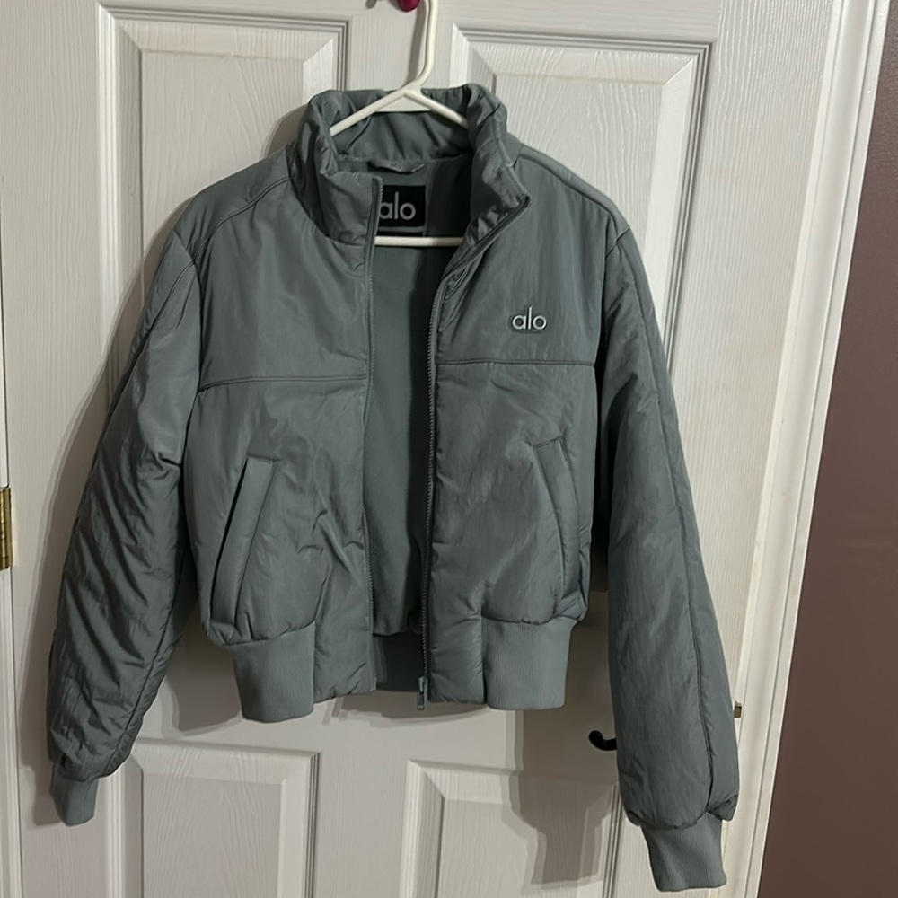 ALO yoga puffy jacket.